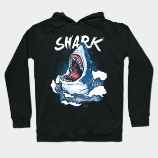 Monster Shark design Hoodie